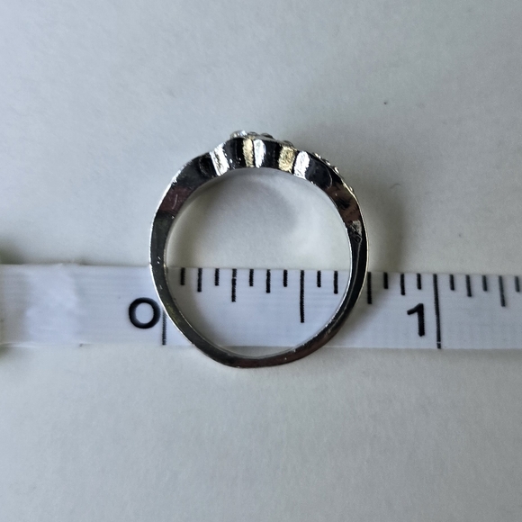 🤍 Opalite Gemstone Twist Ring - Picture 5 of 7